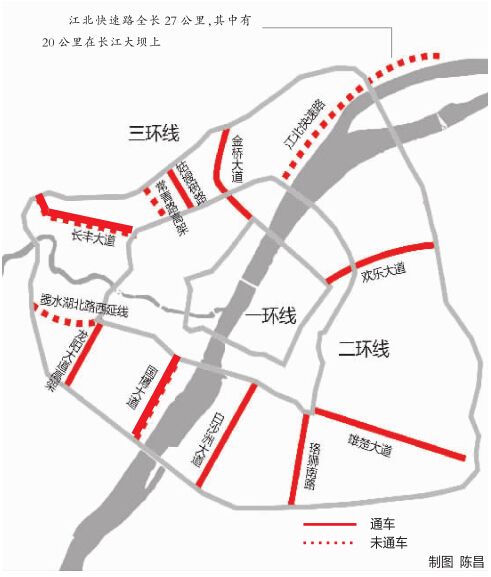 长江大坝变身景观公路 湖北省首条长江滨江景观公路开建