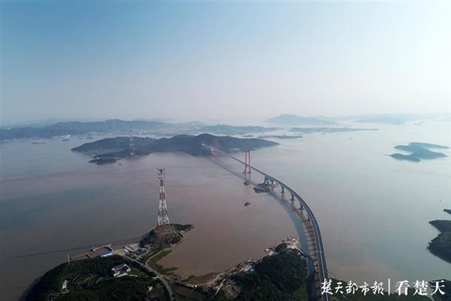 在汉央企承建的浙江舟山秀山大桥正式通车