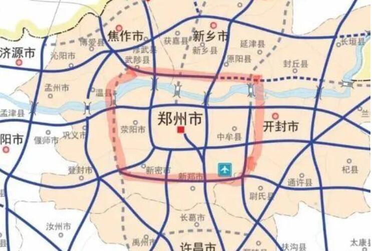 焦平高速荥阳至新密段,郑州第二绕城高速将开建