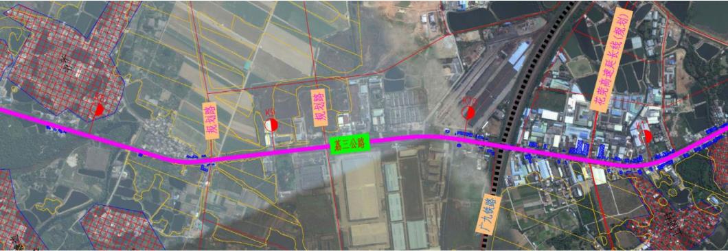 荔三公路扩建线路2荔三公路扩建线路3